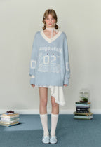 Birthday Cake Candle Intarsia Knit Sweater - COPPING THREADS - AYF