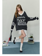 Birthday Cake Candle Intarsia Knit Sweater - COPPING THREADS - AYF