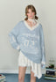 Birthday Cake Candle Intarsia Knit Sweater - COPPING THREADS - AYF