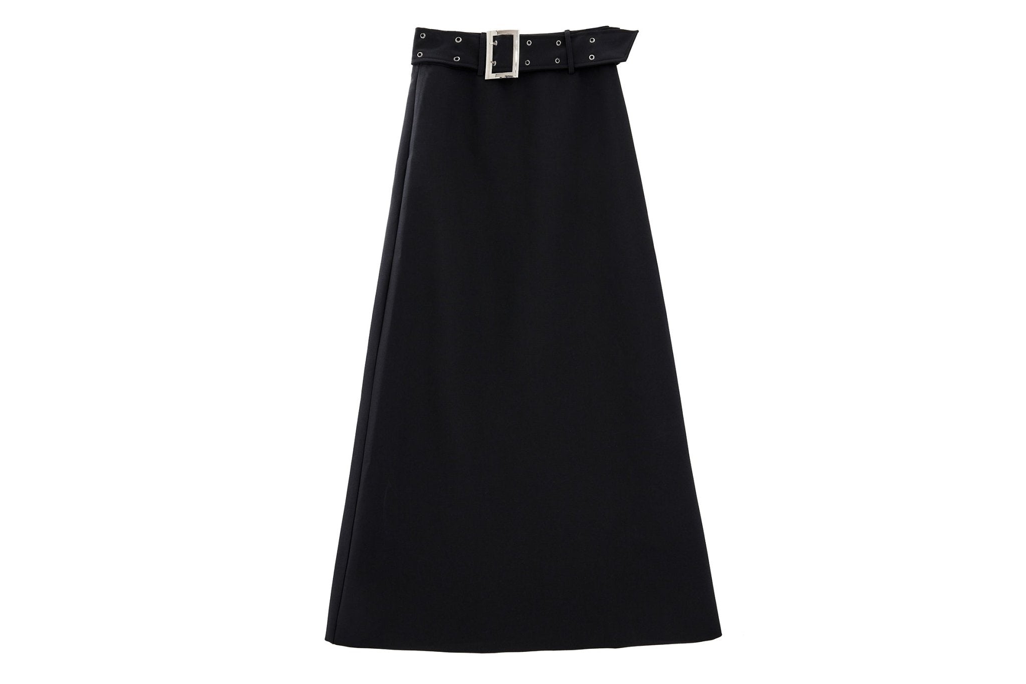 Black Side - Slit Midi Skirt - COPPING THREADS - CHICISLAND