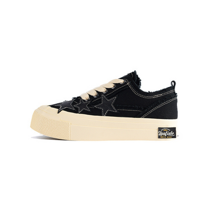 KAALIXTO Black Low Canvas