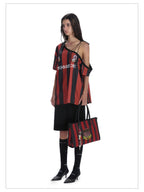 Blokecore Off - Shoulder Striped Jersey Tee - COPPING THREADS - CT Select