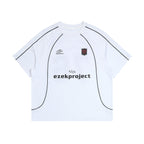 Blokette Style Deconstructed Letter Print Tee - COPPING THREADS - CHICISLAND