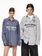 Blokette Vertical Stripe Long Sleeve Jersey Shirt - COPPING THREADS - CHICISLAND