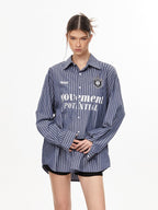 Blokette Vertical Stripe Long Sleeve Jersey Shirt - COPPING THREADS - CHICISLAND