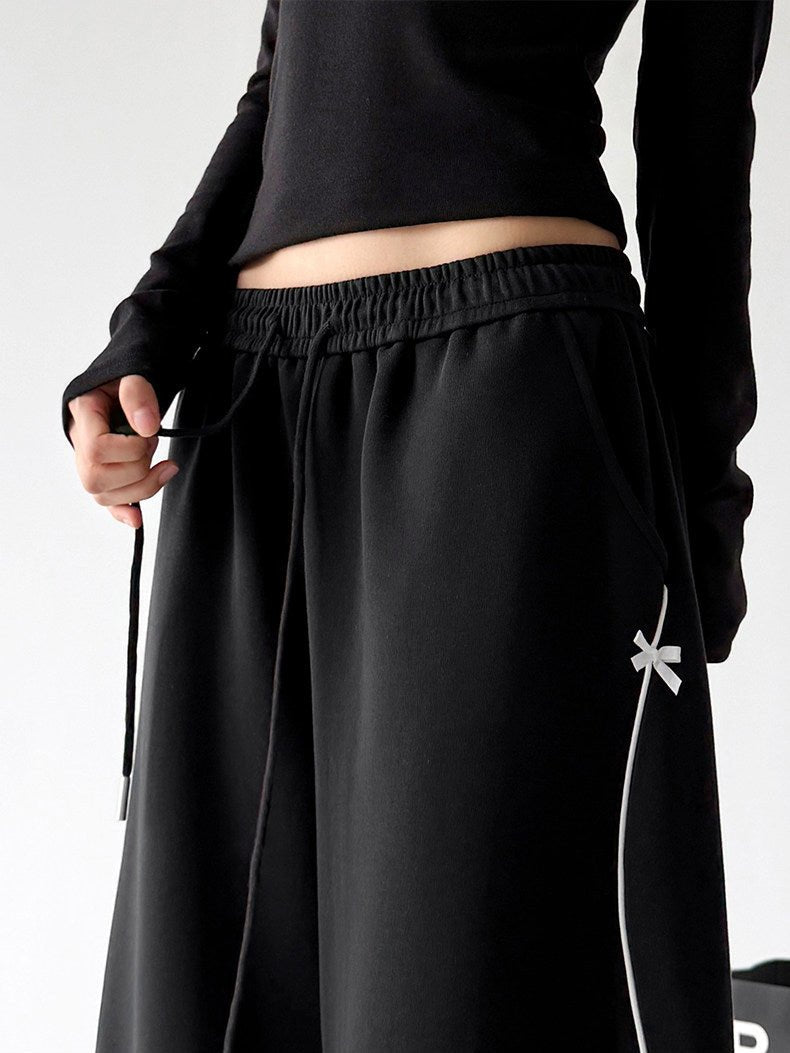 Bow-Embroidered Balloon Sweatpants - CT66262 - COPPING THREADS - CT ORIGINALS