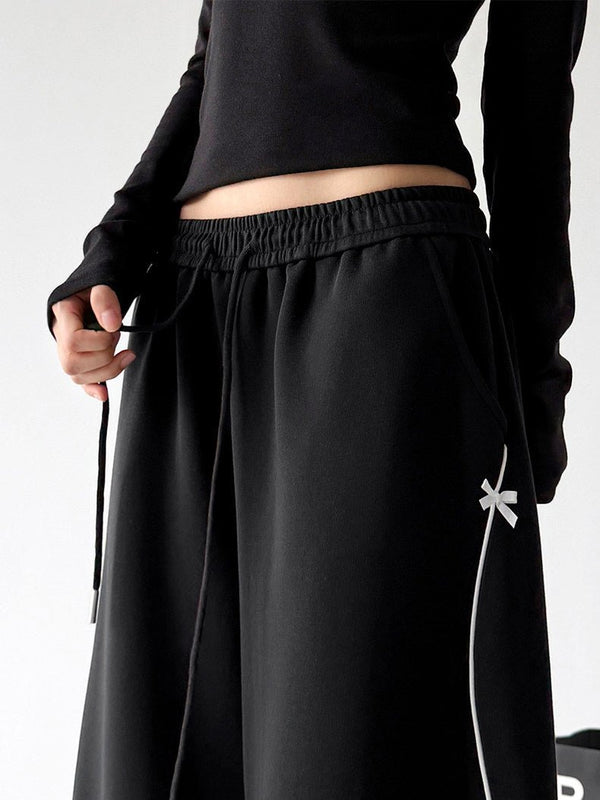 Bow-Embroidered Balloon Sweatpants - CT66262 - COPPING THREADS - CT ORIGINALS
