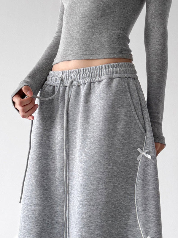 Bow-Embroidered Balloon Sweatpants - CT66262 - COPPING THREADS - CT ORIGINALS