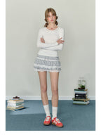 Bow Puff Print Long Sleeve Tee - COPPING THREADS - AYF