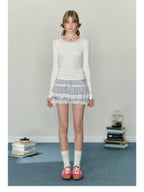 Bow Puff Print Long Sleeve Tee - COPPING THREADS - AYF