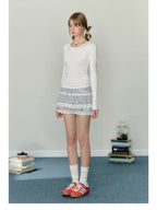 Bow Puff Print Long Sleeve Tee - COPPING THREADS - AYF