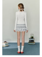 Bow Puff Print Long Sleeve Tee - COPPING THREADS - AYF