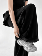 Bow Ruffle Waist Wide - Leg Sweatpants - CT6670 - COPPING THREADS - CT Select