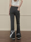 Bow Tie Flared Knit Trousers - COPPING THREADS - AYF