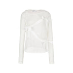 Bow Tie Knit Long Sleeve Pullover - COPPING THREADS - AYF