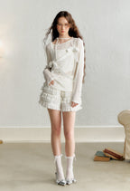 Bow Tie Knit Long Sleeve Pullover - COPPING THREADS - AYF