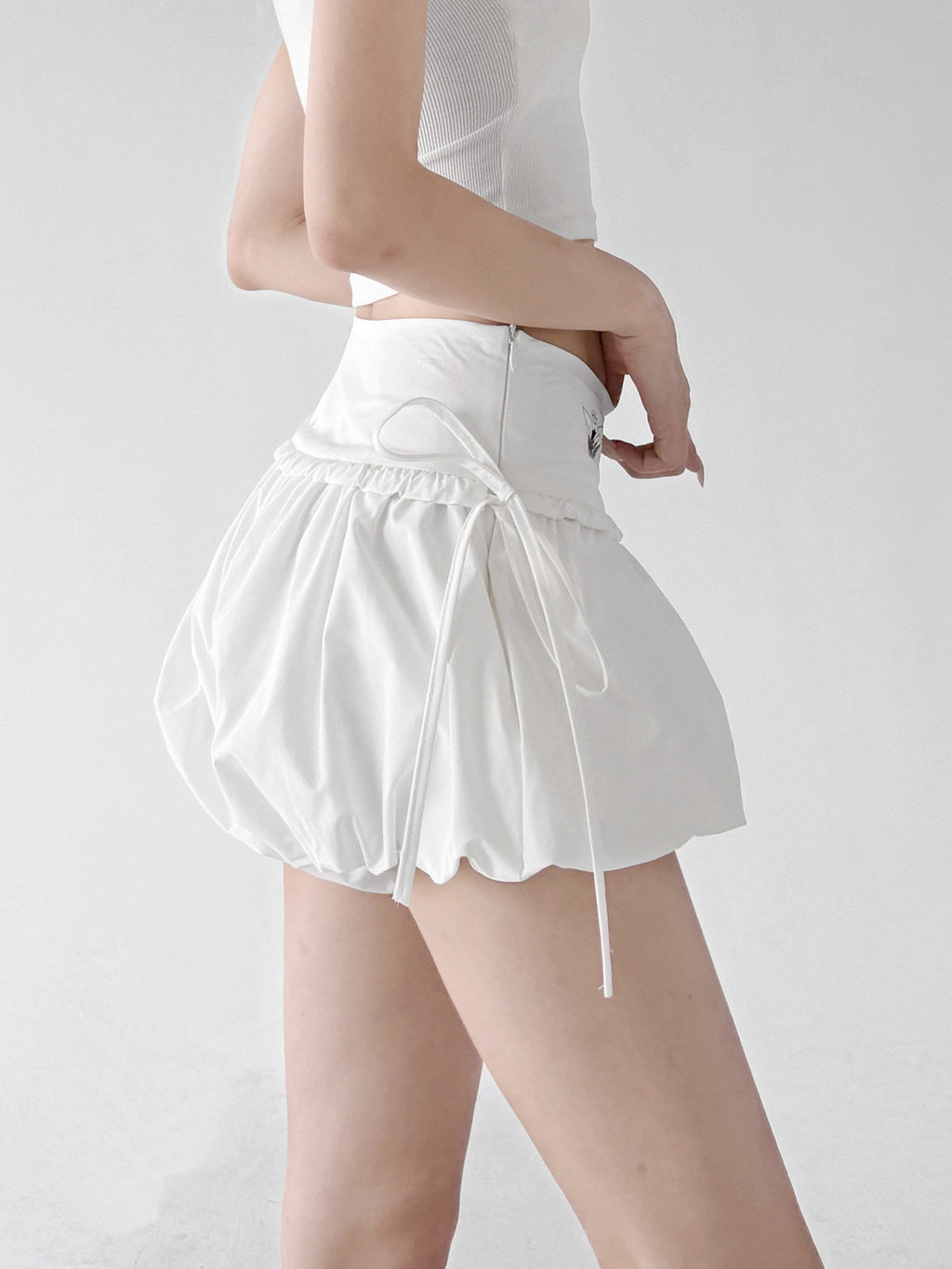 Bow-Waist Bubble Shorts - CT6221 - COPPING THREADS - CT ORIGINALS