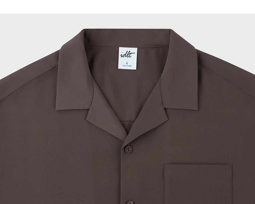 Boxy Camp-Collar Shirt - COPPING THREADS - IDLT
