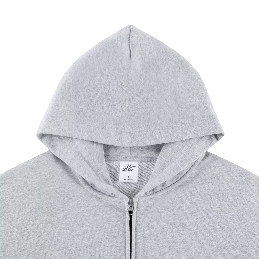 Boxy Cropped Zip Hoodie - COPPING THREADS - IDLT