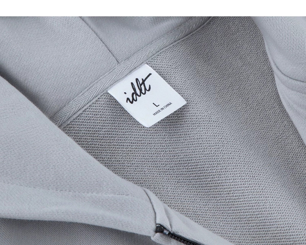 Boxy Cropped Zip Hoodie - COPPING THREADS - IDLT