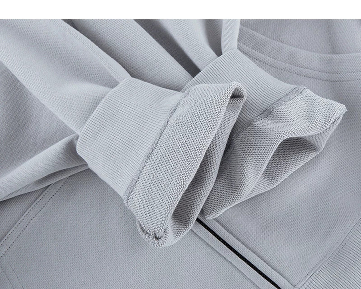 Boxy Cropped Zip Hoodie - COPPING THREADS - IDLT