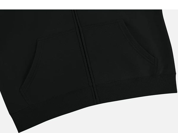Boxy Cropped Zip Hoodie - COPPING THREADS - IDLT