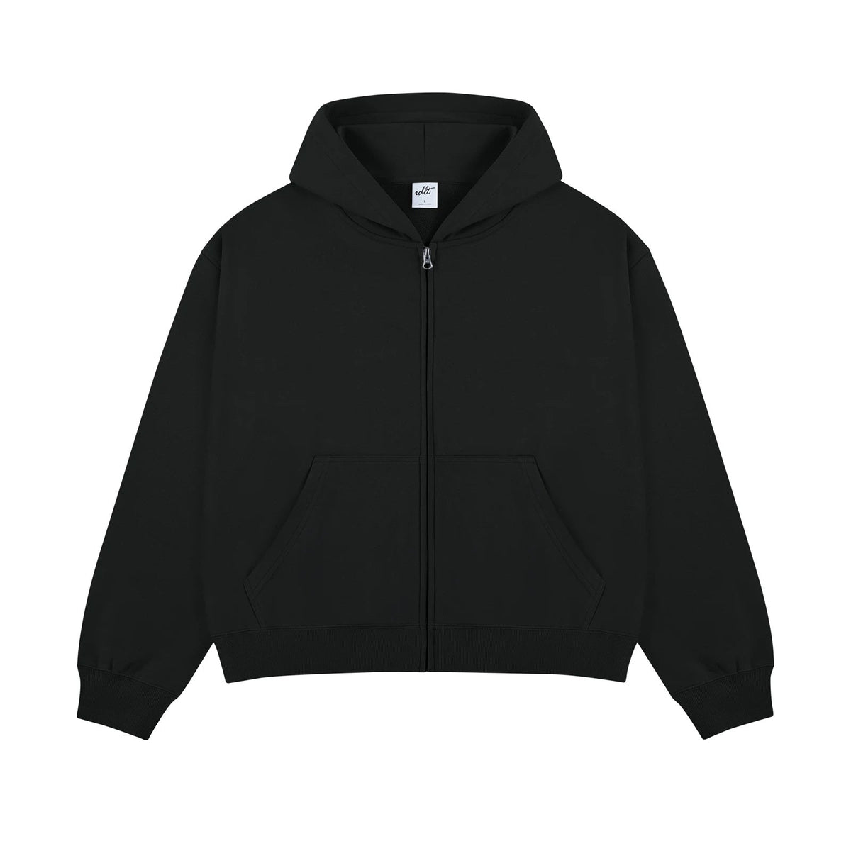 Boxy Cropped Zip Hoodie - COPPING THREADS - IDLT