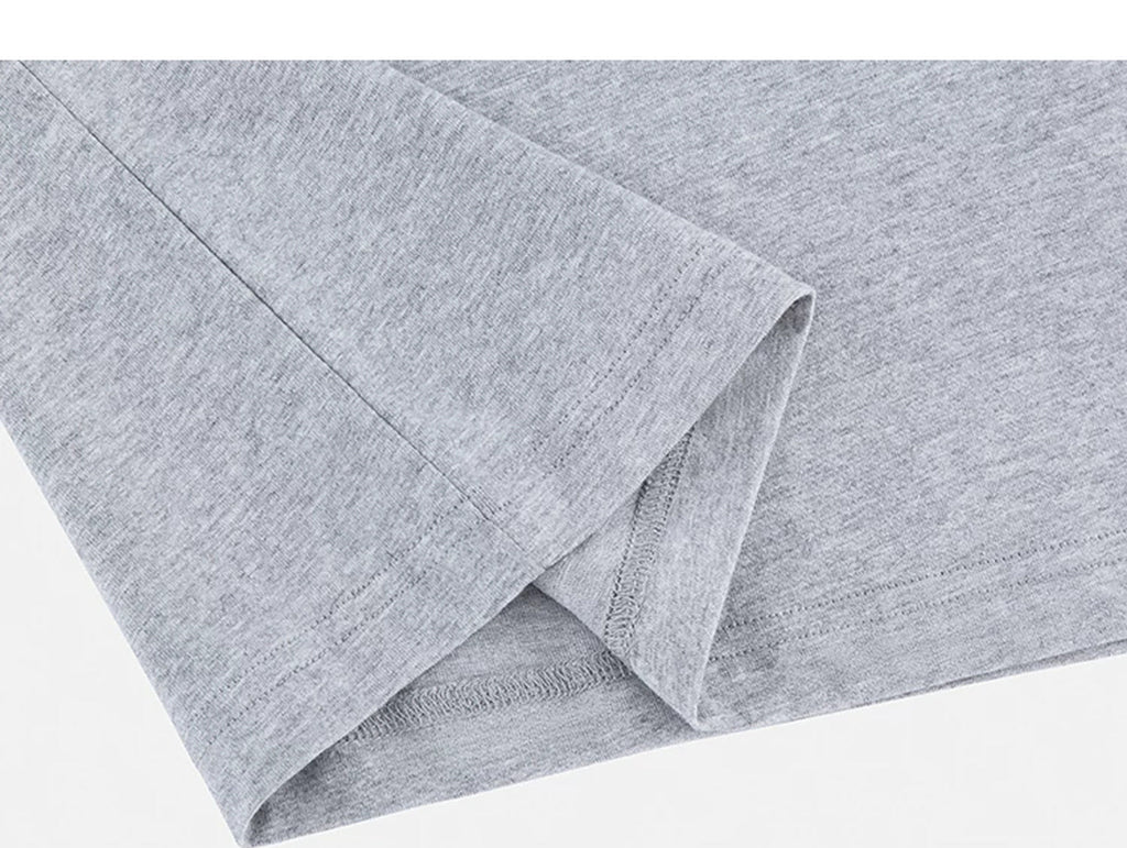 Boxy Long-Sleeve Henley - COPPING THREADS - IDLT