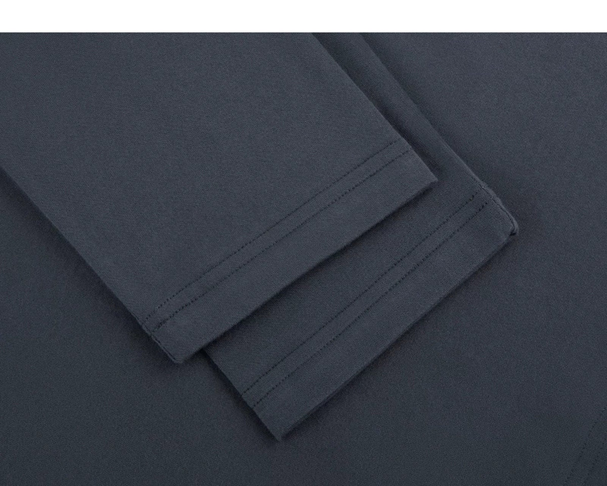 Boxy Long-Sleeve Henley - COPPING THREADS - IDLT