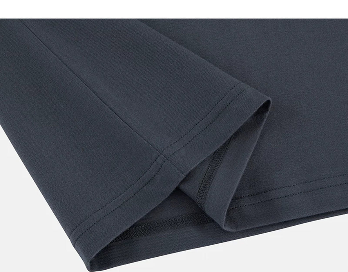 Boxy Long-Sleeve Henley - COPPING THREADS - IDLT