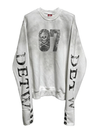 Boxy Vintage Skull Graphic Sweatshirt - COPPING THREADS - DETW