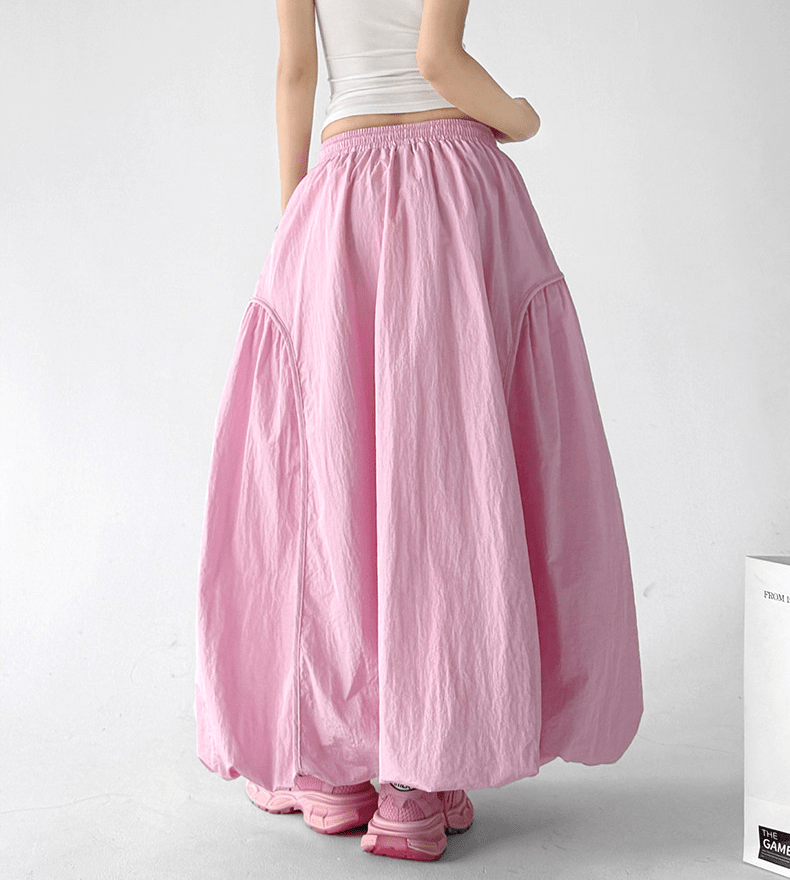 Bubble Hem Maxi Skirt - CT6208 - COPPING THREADS - CT Select