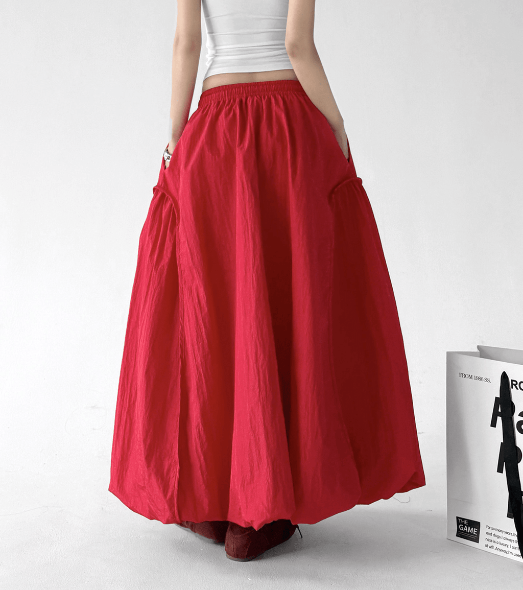 Bubble Hem Maxi Skirt - CT6208 - COPPING THREADS - CT Select
