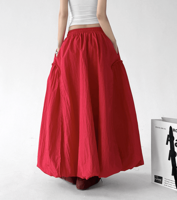 Bubble Hem Maxi Skirt - CT6208 - COPPING THREADS - CT Select