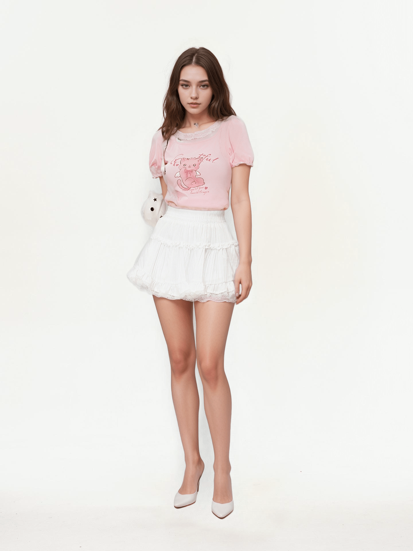 Bubble Hem Mini Skirt - COPPING THREADS - CHICISLAND
