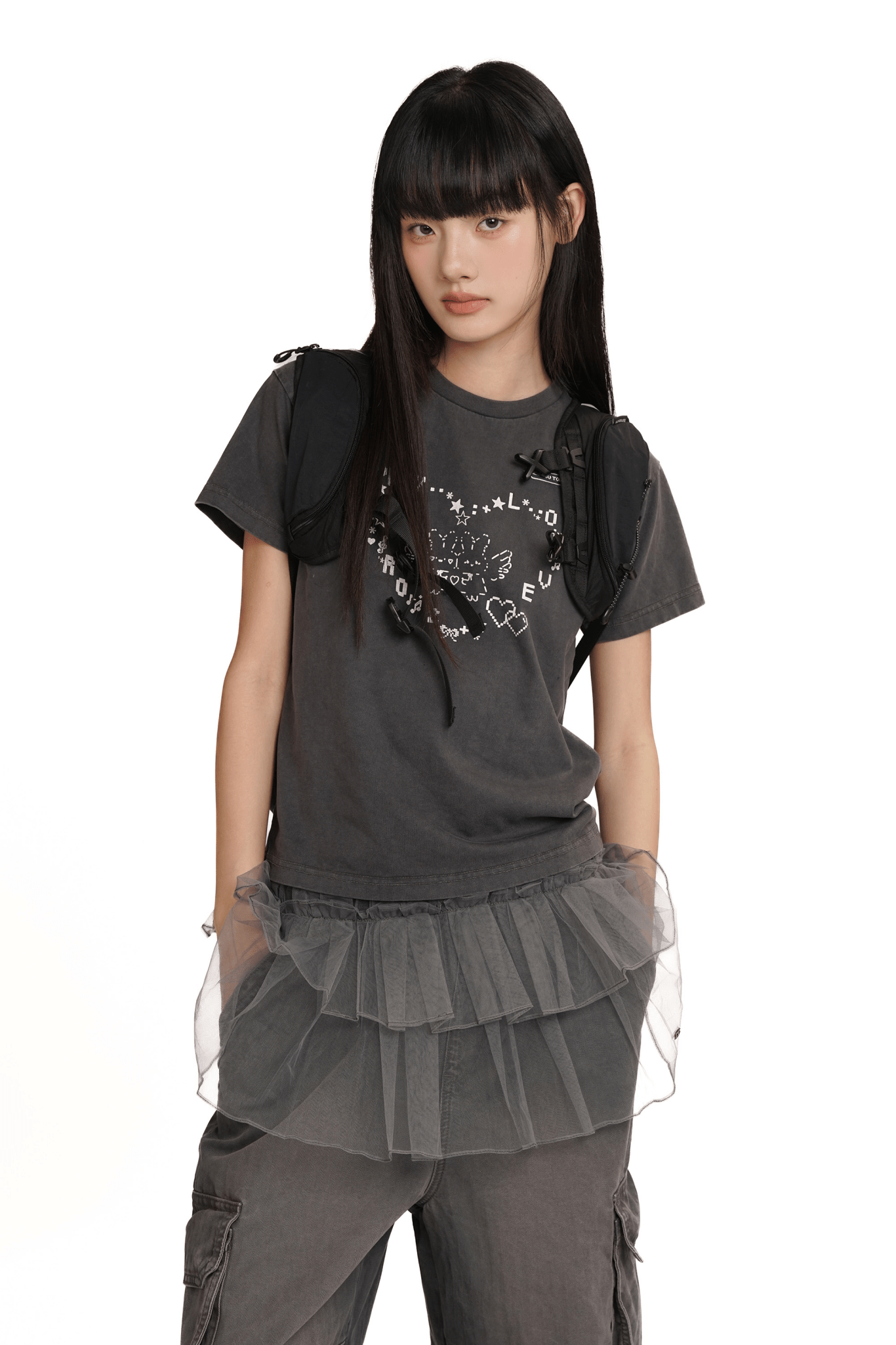 Bunny Emoticon Graphic Tee - COPPING THREADS - MOROMORO