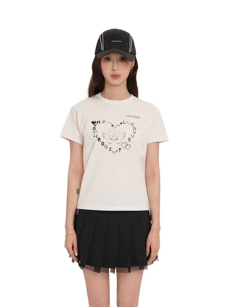 Bunny Emoticon Graphic Tee - COPPING THREADS - MOROMORO