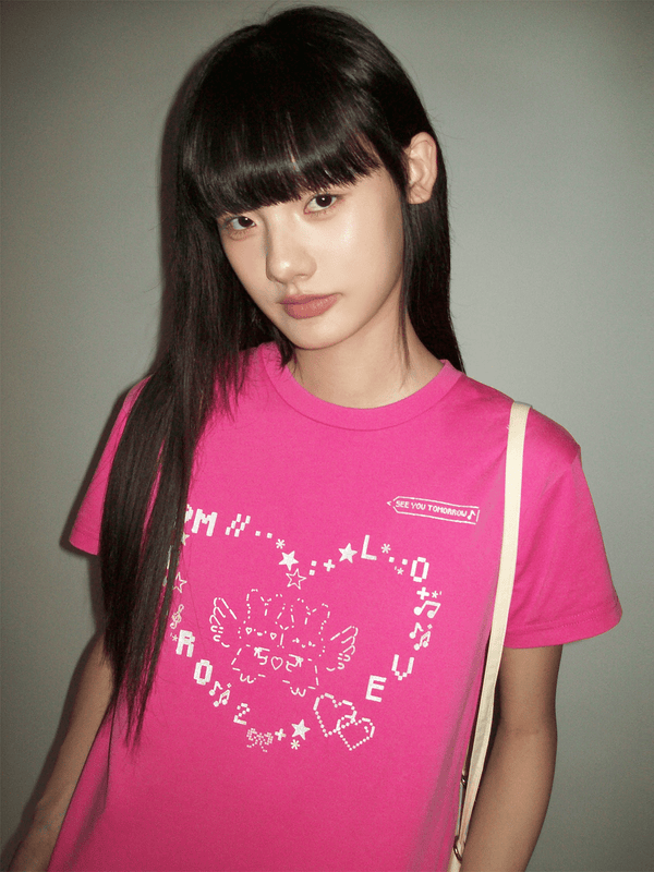 Bunny Emoticon Graphic Tee - COPPING THREADS - MOROMORO