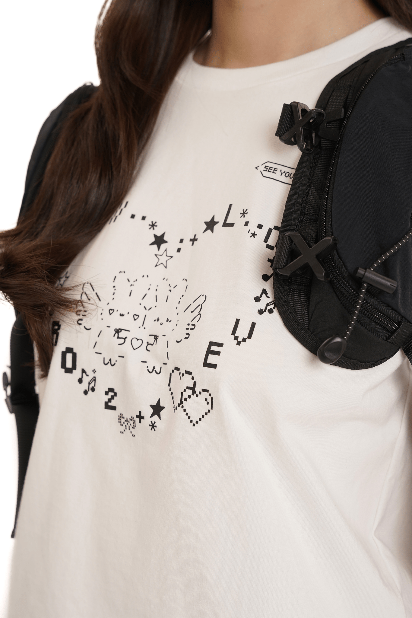 Bunny Emoticon Graphic Tee - COPPING THREADS - MOROMORO