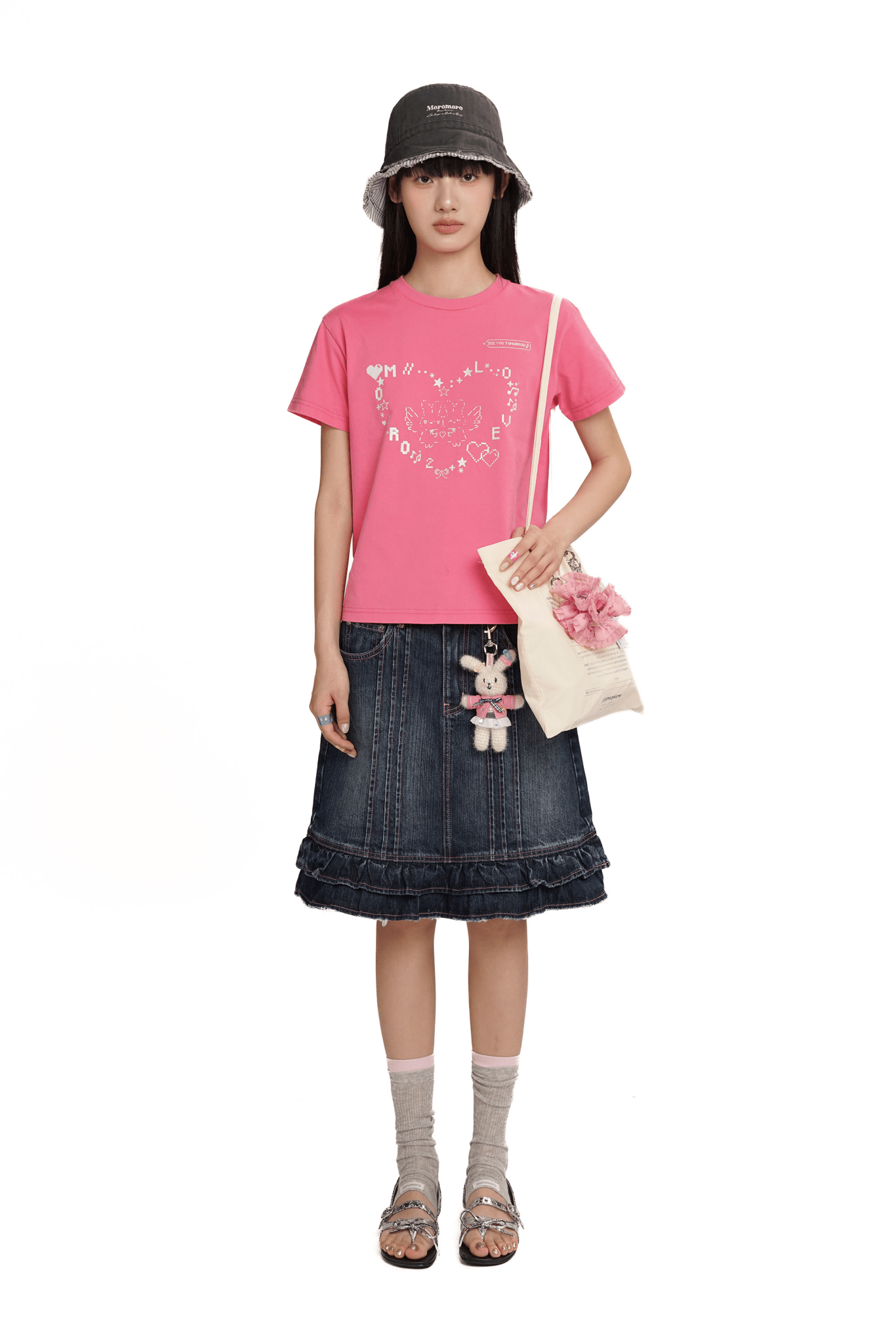 Bunny Emoticon Graphic Tee - COPPING THREADS - MOROMORO