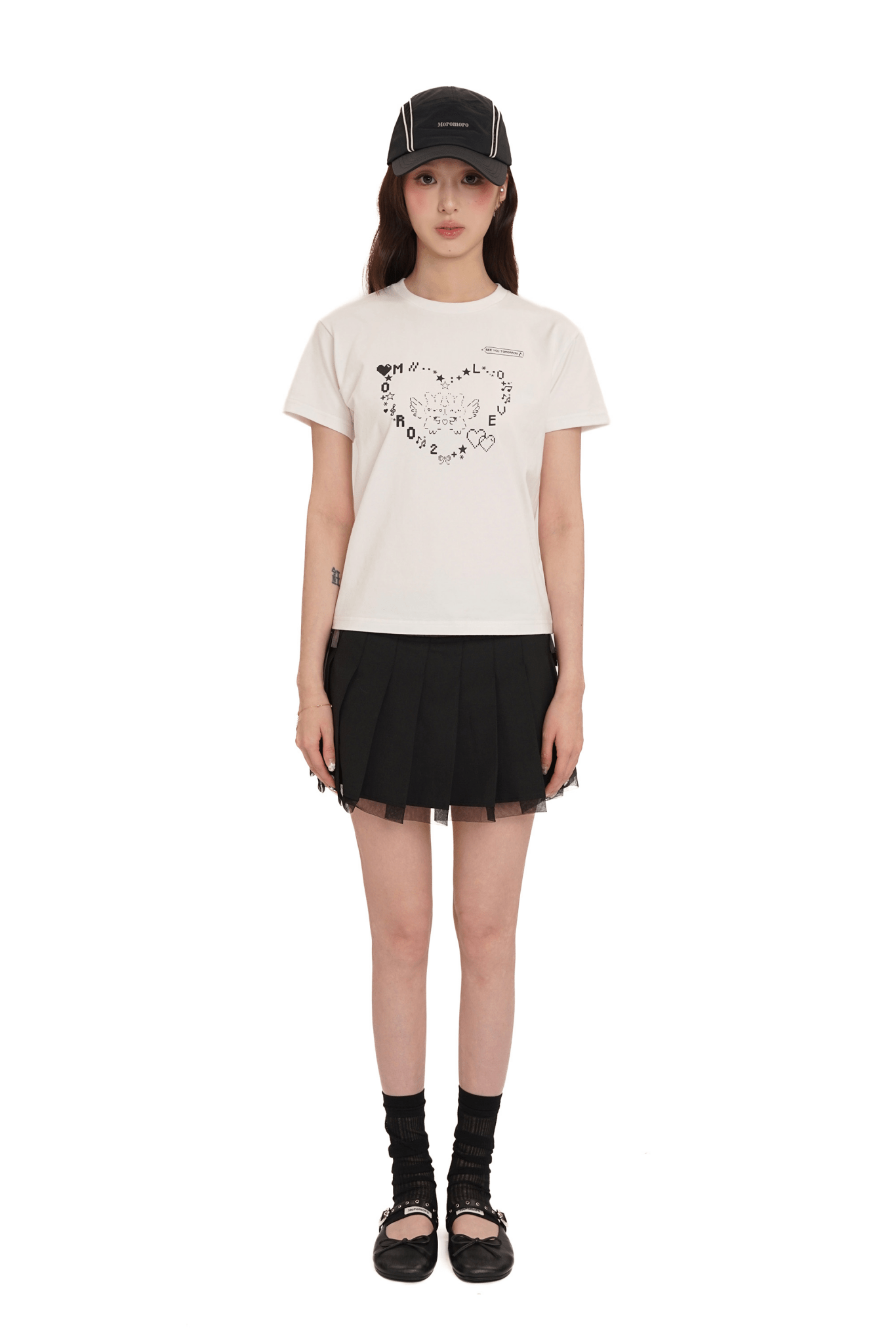 Bunny Emoticon Graphic Tee - COPPING THREADS - MOROMORO