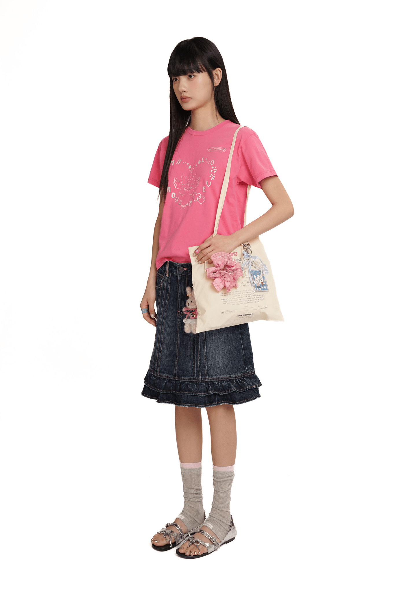 Bunny Emoticon Graphic Tee - COPPING THREADS - MOROMORO