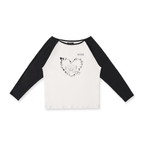 Bunny Emoticon Off - Shoulder Linen Tee - COPPING THREADS - MOROMORO