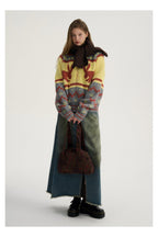 Bunny Jacquard Knit Cardigan Fair Isle Sweater - COPPING THREADS - CT Select