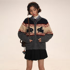 Bunny Jacquard Knit Cardigan Jumper - COPPING THREADS - MOROMORO