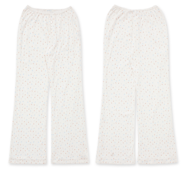 Bunny Print Ribbed Texture Lounge Pants - COPPING THREADS - MOROMORO