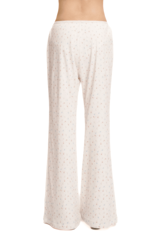 Bunny Print Ribbed Texture Lounge Pants Main Image