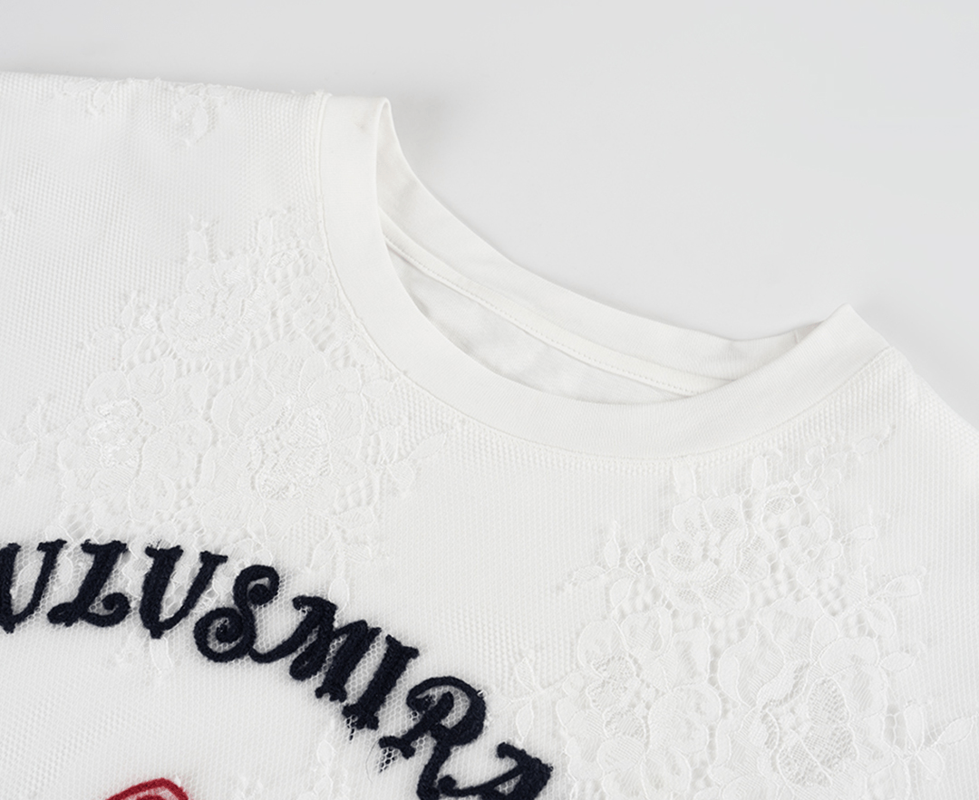 Butterfly Effect Lace Layered T-Shirt & Ruffle Skirt Set - COPPING THREADS - LulusMiracle