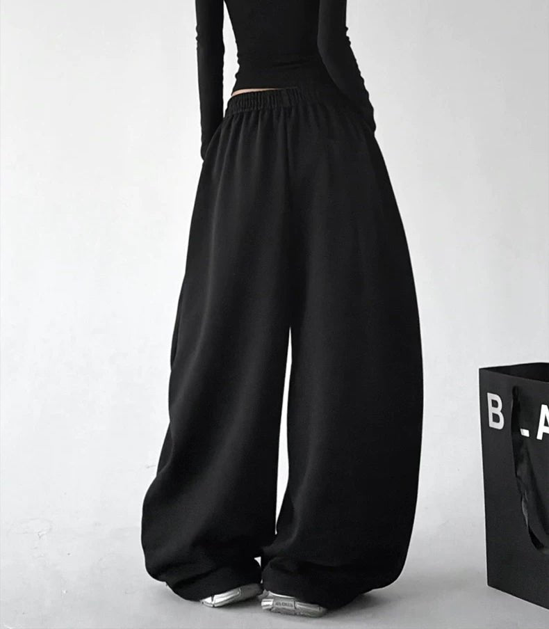 Button-Front Wide-Leg Sweatpants - COPPING THREADS - CT ORIGINALS