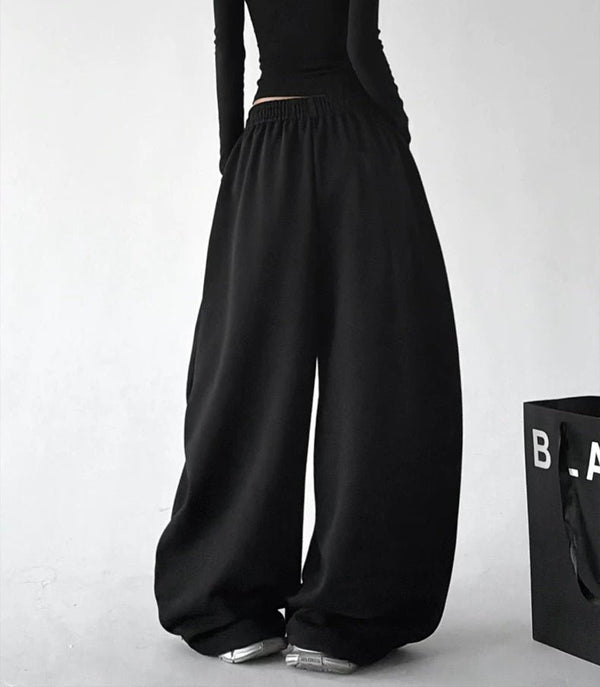 Button-Front Wide-Leg Sweatpants - COPPING THREADS - CT ORIGINALS